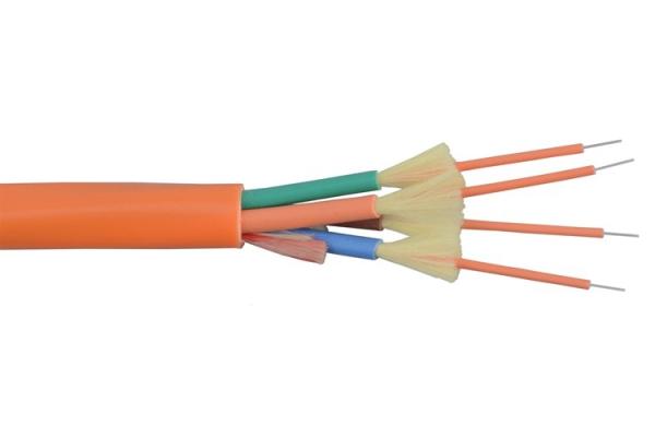 Indoor Breakout Fiber Optic Cable 2F 4F 6F 12F 16F 24F PVC LSZH 2.0mm Jacket