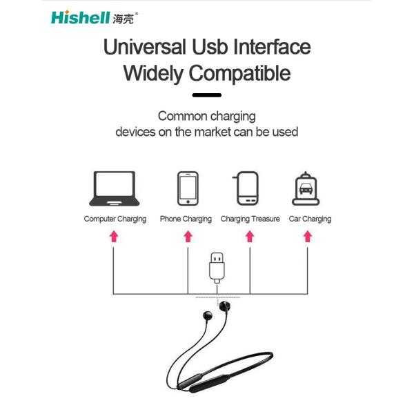 Легковес наушников Bluetooth Neckband Sweatproof водоустойчивый