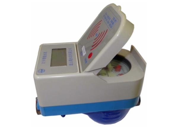 Dry dial multi jet water meter , valve control for prepaid RF IC DN15 - DN25