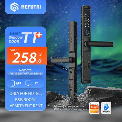 Sliver Digital Door Lock Sliding Door Smart Lock For Modern Office