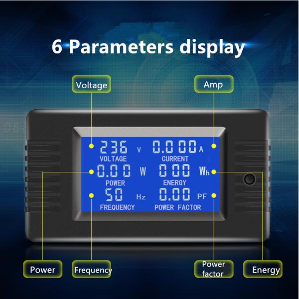 аттестация FCC CE амперметра Ac цифров дисплея 10A LCD