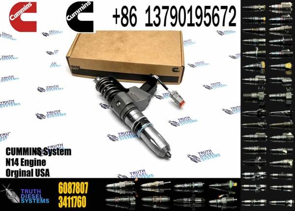 Nuevo inyector de combustible diesel de tren común 4307516 6087807 3080931F para Cummins QSN14 N14