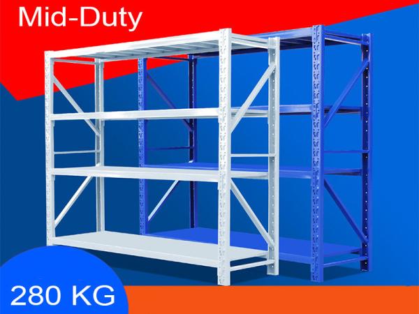 Eco Friendly Warehouse Storage Shelves Industrial Metal Shelving 2000*600*2000mm