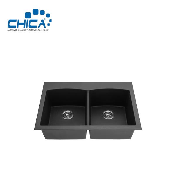 Double Bowl Topmount Granite Kitchen Sink Granite Composite Kitchen Sink For House