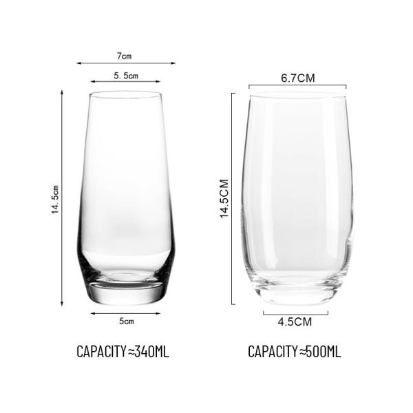 Bulk Wholesale Crystal Glass Water Cups | B2B OEM Logo Customization,  | FDA Certified, Shatterproof