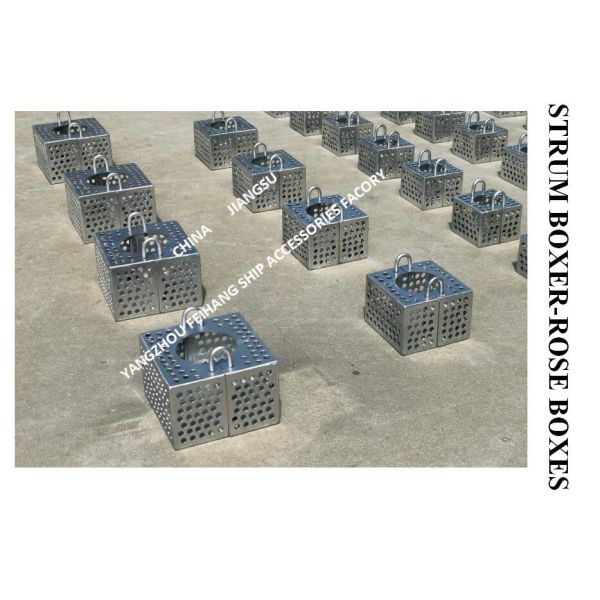 MARINE SUCTION ROSEBOX STRAINER GALVANIZED STEEL PLATE 5K-100A JIS F7206