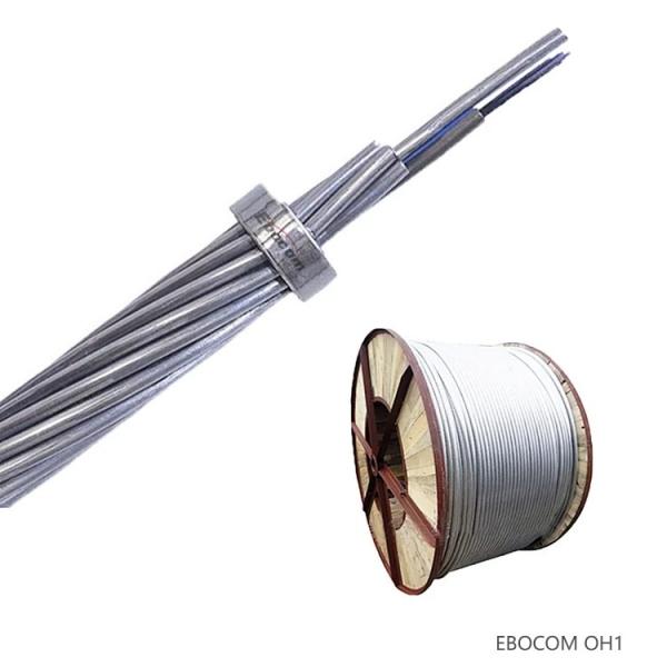 24 Core Single Mode G652D OPGW Fiber Optic Cable for Overhead Power Line with Corrosion-Resistant Protection