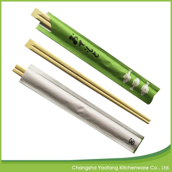 Eco Friendly Tensoge Bamboo Chopsticks Disposable 20cm Natural Color