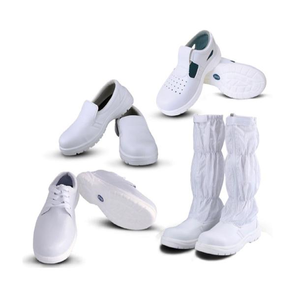 sapatas de segurança pretas brancas industriais de aço de Toe Cap ESD do aço das sapatas de dedo do pé do esd para a segurança Toe Shoes de aço do esd do quarto desinfetado