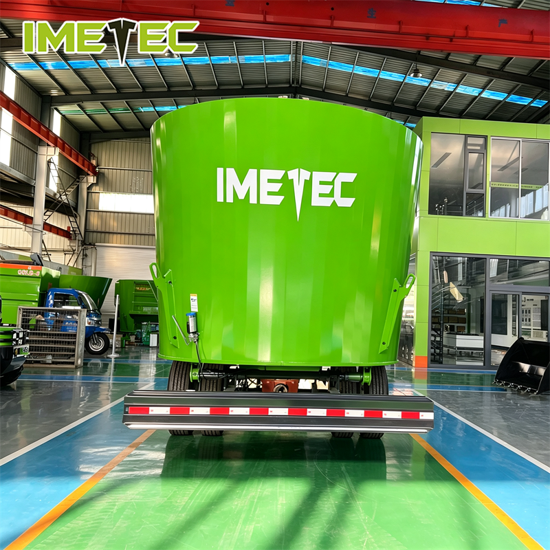 Livestock Feeding Stationary TMR Mixer Wagon Machine Controllable