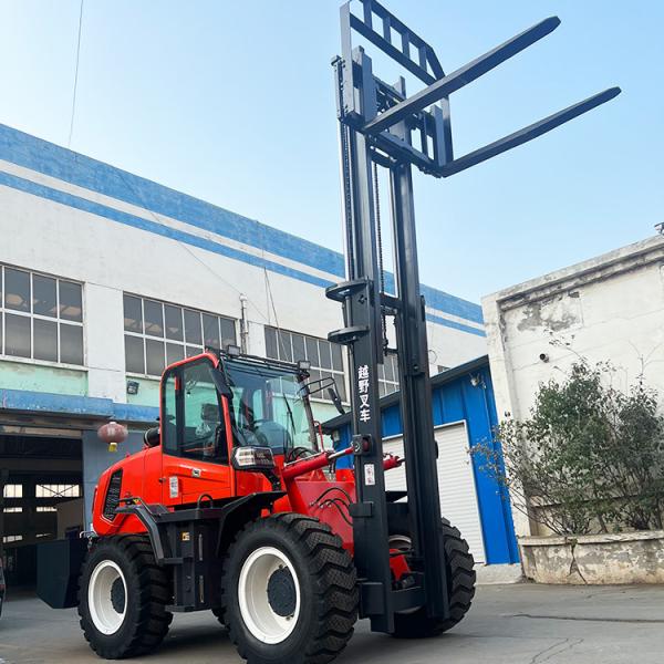 Empilhadeira industrial de 5 toneladas vermelha do transporte de materiais do caminhão de empilhadeira 78Kw