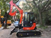 Japon Excavateur d'occasion Hitachi à vendre ZX50U de seconde main Machines Jindongyu