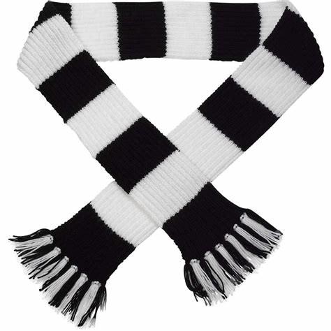 50cm Winter Wool Free Striped Scarf Knitting Pattern With Embroidery Logo