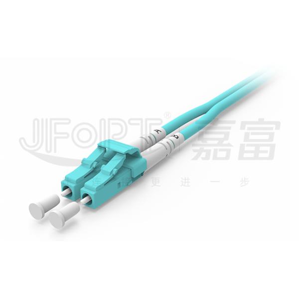 Гибкого провода мультимодный 50/125 3.0mm LSZH оптического волокна LC-LC Aqua двухшпиндельного