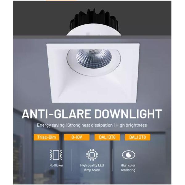 downlight пятна анти--боязни высоты Не-фликера 8W 10W квадратное, dimmable фары потолка IP54