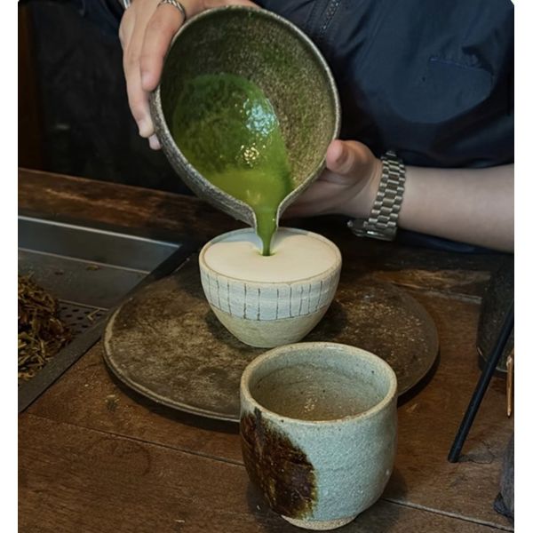 "Organic Tencha Matcha Raw Material Green Tea Latte Blend Sweetened Ready Mix
