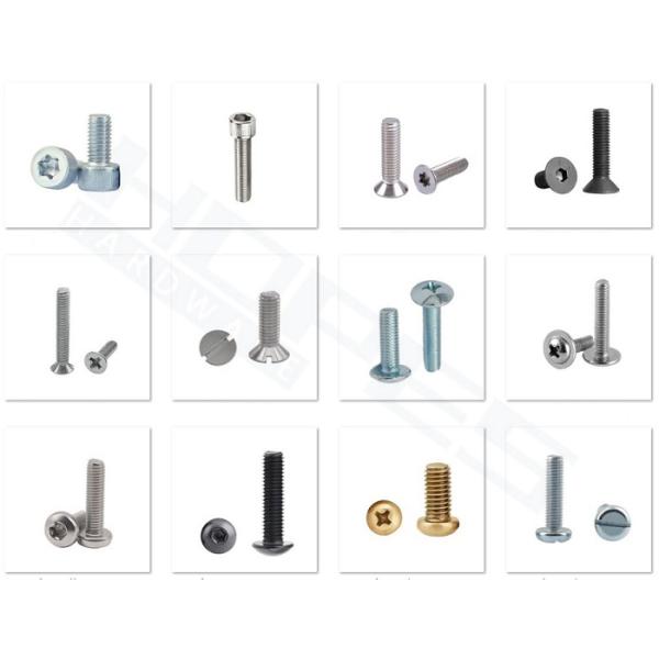 Acero de carbono/tornillos de acero inoxidables del hardware para la industria del automóvil