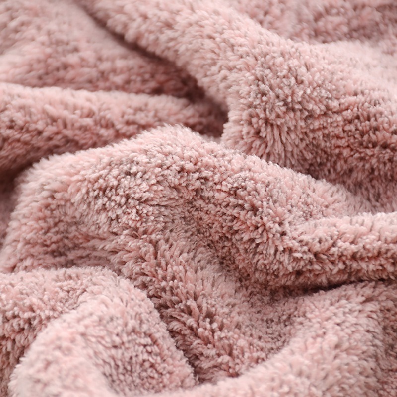 Elastic Edge Bamboo Charcoal Fiber Hair Towel 350gsm Super Water Absorbent