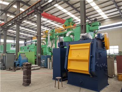2T/Hr Tumblast Shot Blasting Machine Castings And Forgings Desanding