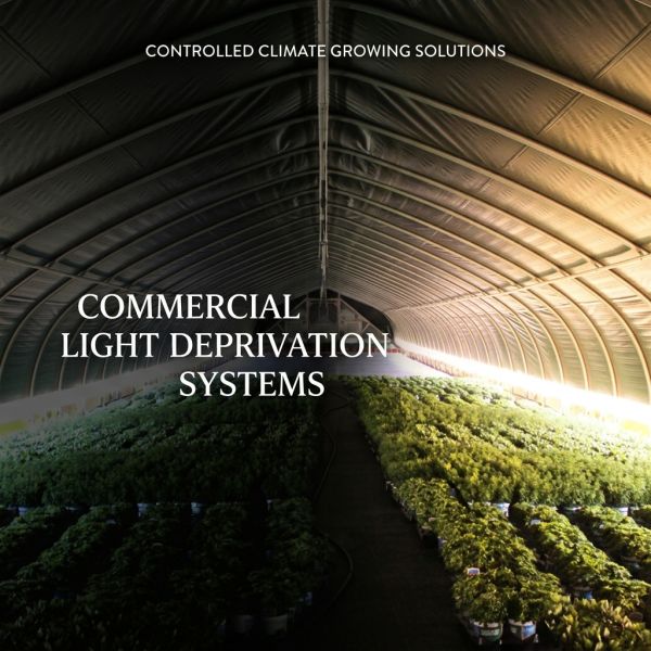 Automatic Ventilation Light Deprivation Greenhouse With UV Resistant Polyethylene Film