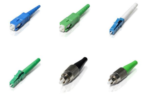 SC ST FC MU E2000 MTRJ Fiber Optic Connectors For 0.9 2.0 3.0 Optical Cable