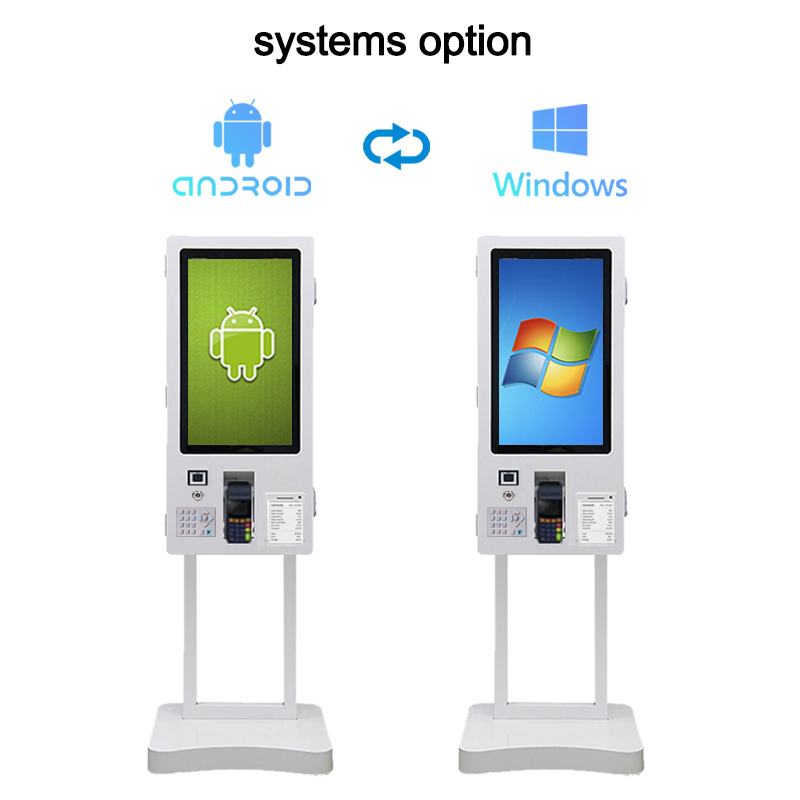 32-inch High-Brightness Self-Service Ordering Terminal with Braille-Embedded Tactile Keypad and ADA-Compliant Barrier-Free Design