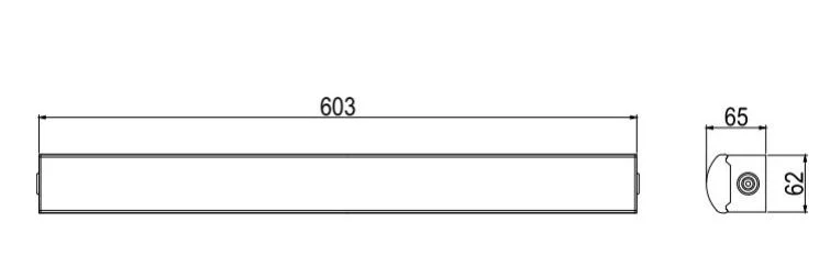 Светодиодный светодиодный свет для 2FT 20W 5 лет Гарантия Хранилище, метро, мастерская, супермаркет, торговый центр