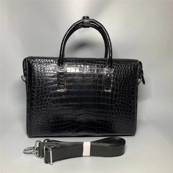 Authentic Crocodile Belly Skin Businessmen Briefcase Working Handbag Genuine Alligator Leather Male Large Portfolio Bag