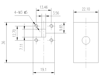 26.5-40GHz  WR-28  WAVEGUIDE VN-WGISO-2640-WR28 CIRCULATOR VN-WGCIR-7580-WR12