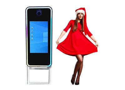 Wholesale Frame Selfie Wall Mirror Air Photo Booth Set Round Mirror 65 Inch For Events 2023 Display