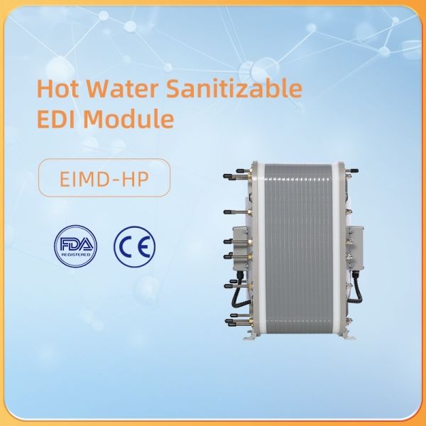 Hot Water Sanitizable Electrodeionization EDI Module For Pharmaceutical Biotech Industries