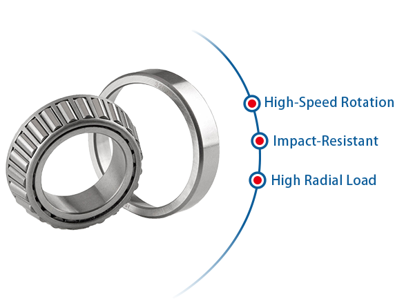 32036 32038 32040 32044 32048 32052 32056 Tapered Roller Bearings with High Precision