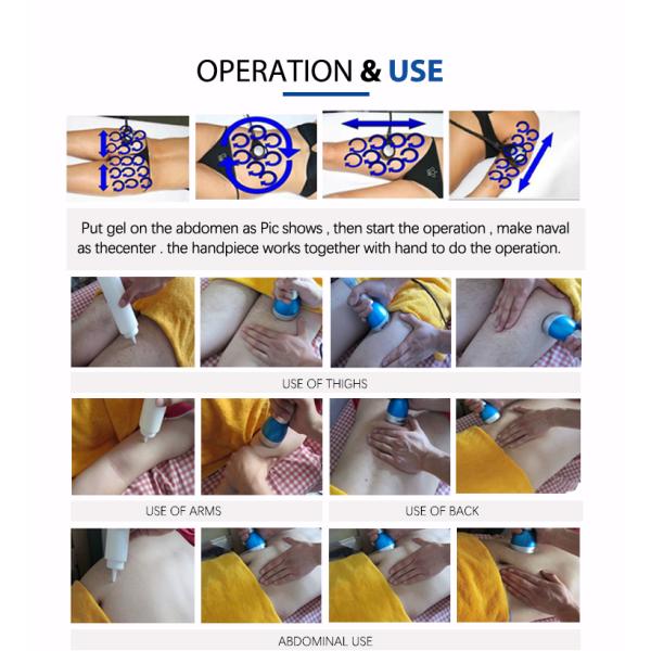 Multi-Language Cellulite Reduction Slimming Cavitation Machine with Vacuum RF Technology