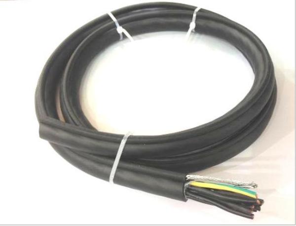 Flexible Round Traveling Control Cable for cranes or other appliances RVV(1G)/RVV(2G)  in black color