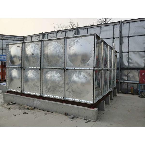 Скрепленная болтами собранная цистерна с водой горячего погружения гальванизировала пожаротушение панелей