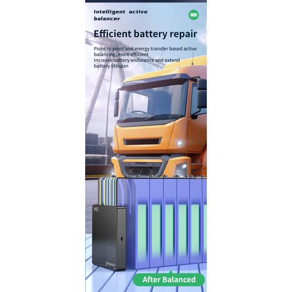 Enerkey 2S-24S 8A умный активный балансировщик 48v умный эквалайзер батареи для хранения энергии RV