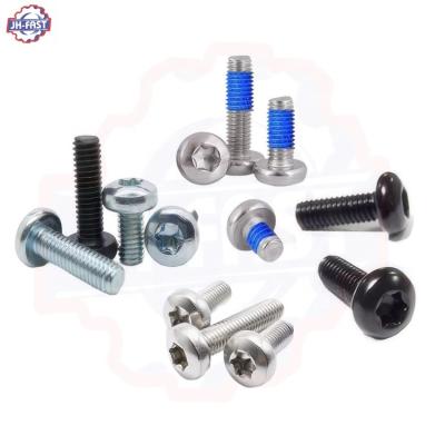 6x55 5x50 M2.5 M3 M4 M5 M6 M8 Pan Head Torx Nylon Patch Locking Screw in Metric Measurement System