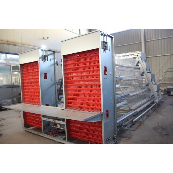 Corrosion Resistant Hot-dip Galvanized Layer Chicken Cage with High Egg Laying Rate for Poultry Farming