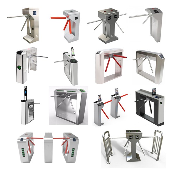 Heavy Duty Tripod Turnstile Gate Power-Off Auto Drop Arm Multi Access Control for School Office Station