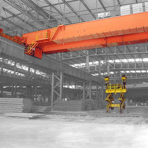 QD Double Girder Overhead Travelling Crane Span 10.5m Large Tonnage