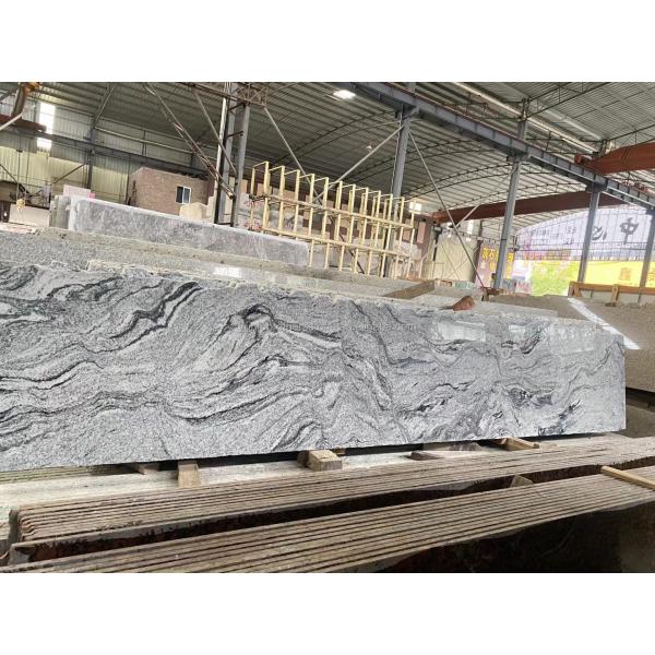 Low Per Square Foot Viscon White Granite Slabs for Modern Villa Exterior Wall Cladding