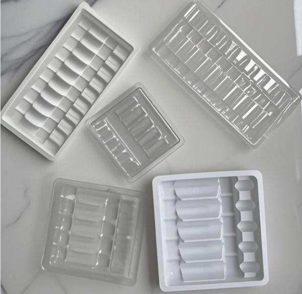 Customized ampoule bottle tray, medical packaging Disposable blister 5ml packaging 5ml ampoule packaging 5ml medicine packaging 5ml
