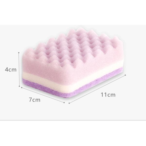 2022 New Design Kitchen Cleaning Scourer Cleaning Sponge Dish-washing Sponge Pads