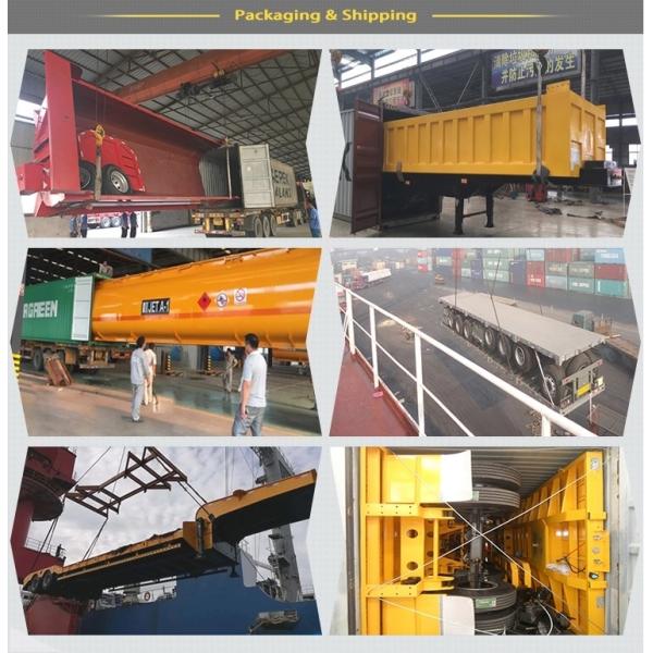 3 Axles Gooseneck Lowboy Tractor Trailer 60000KG Payload