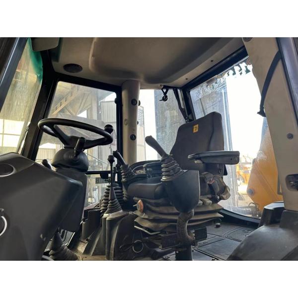 Japan Original Paint JCB 3CX Backhoe Loader with CAT Engine in Excellent Condition