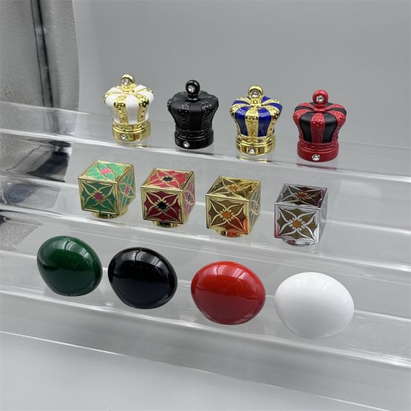 Custom Logo Luxury 15mm FEA 15  Zamac Metal Fragrance Cap Creative Universal Bottle Lid Cover for Perfume Bottles