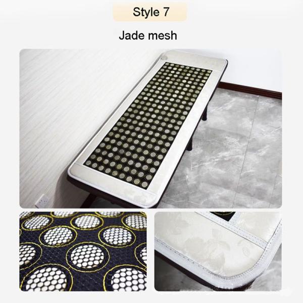 Function Heating Treatment Massager with Colorful Far Infrared Stone Medical Therapy Mat and Home Care Ray