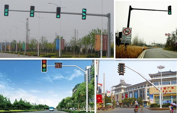 Материальная высота Поляка 6M лампы островка безопасност Q345 с рукояткой 11M одиночной 20 лет гарантированности