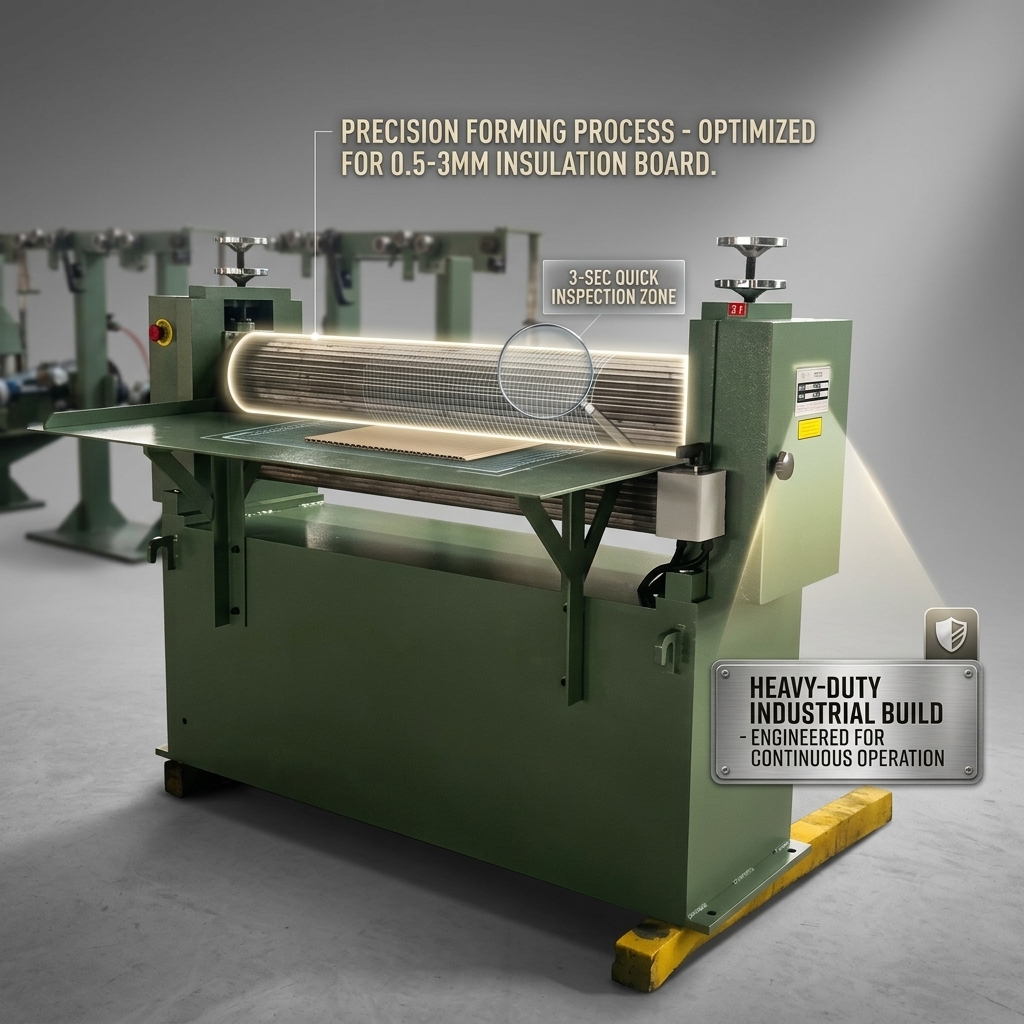 Transformer Insulation Paper Board Corrugating Machine 0.5-3mm Board Thickness