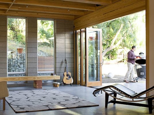 Aluminum insulated concertina folding storm door, Sliding Interior door Movable Sound Proof Folding Doors